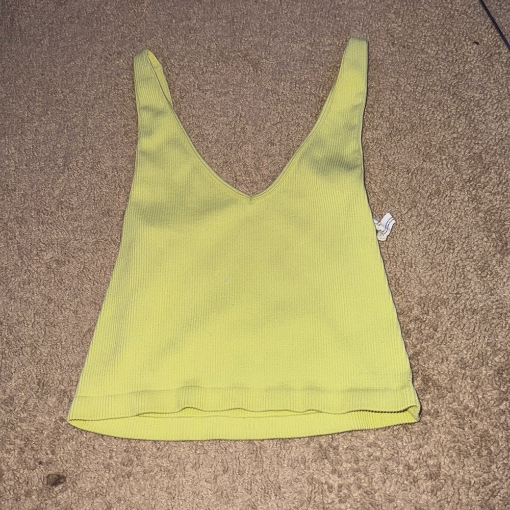 lime crop top